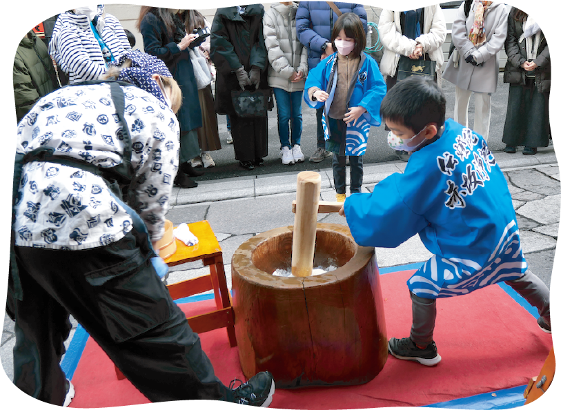 新春餅つき大会