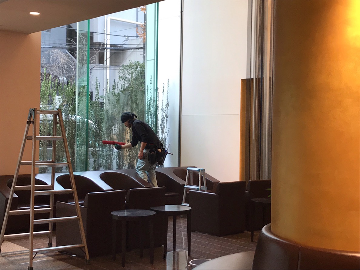 館内 大掃除
